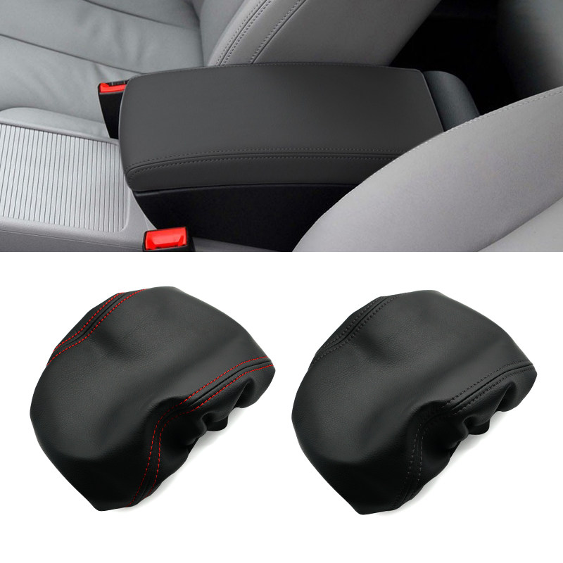 Leather Cleaner Interior - 車内センターコンソールリッドアームレストパッド、保護カバー、マイクロファイバーレザートリム、vwパサートb6、2005、2006、2007、2008、2009