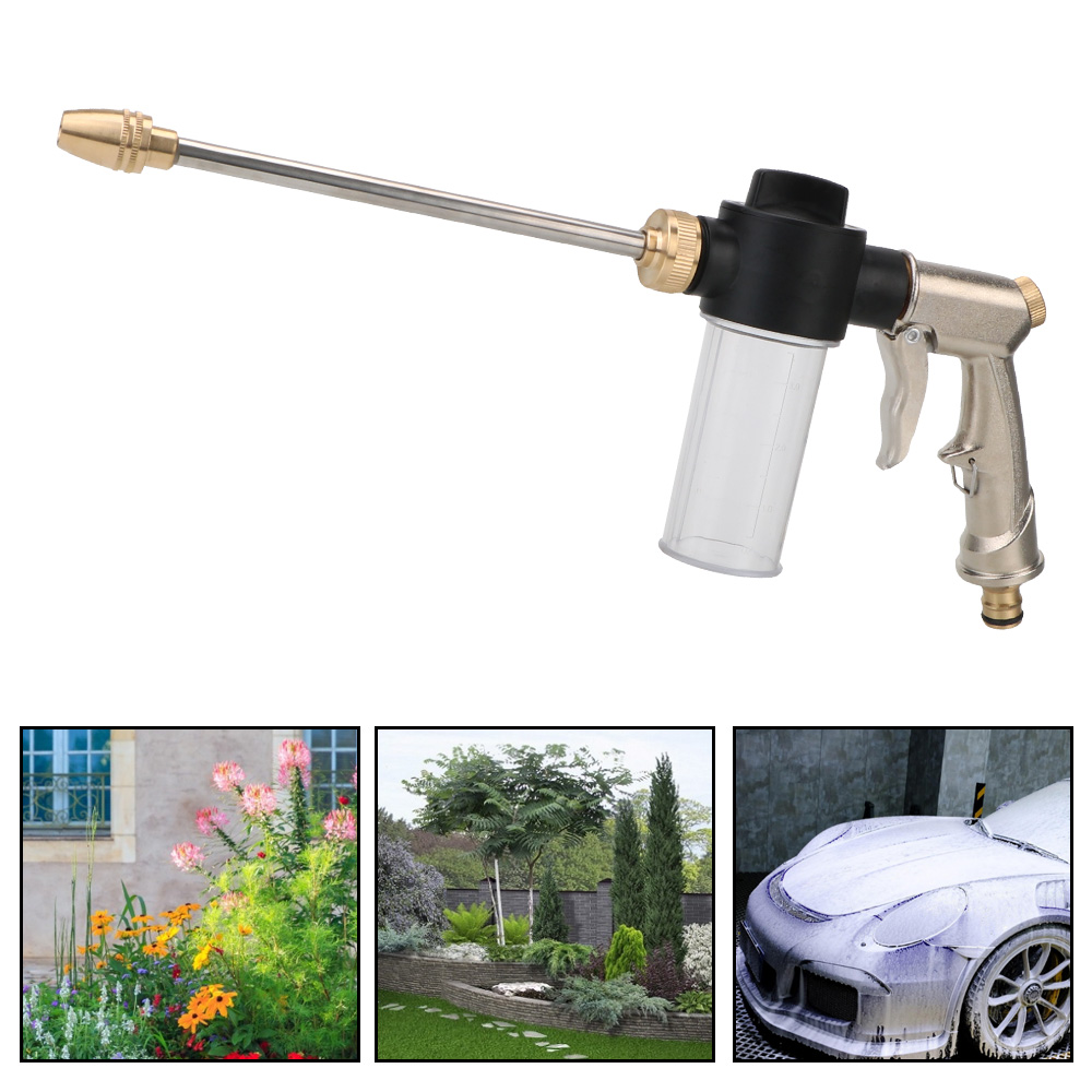 Pressure Washer Foam Gun - ロング泡ワッシャー車高圧水鉄砲ノズル洗浄散水ツールガーデンユニバーサルオフロード 4 × 4 オートバイアクセサリー