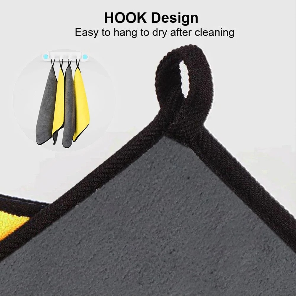 卸売両面カーマイクロファイバークロス超吸収性洗浄乾燥クリーニ - Microfiber Towel Detailing のレビューと価格