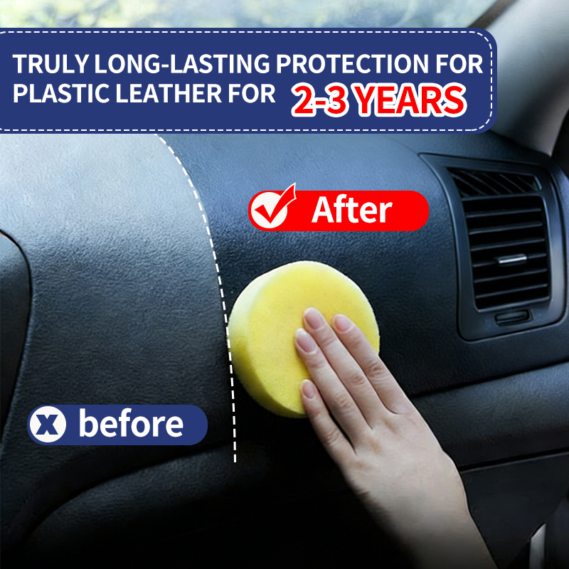 車のプラスチック復元剤 ブラック光沢プラスチック修復剤 長持 - Leather Cleaner Interior のレビューと価格