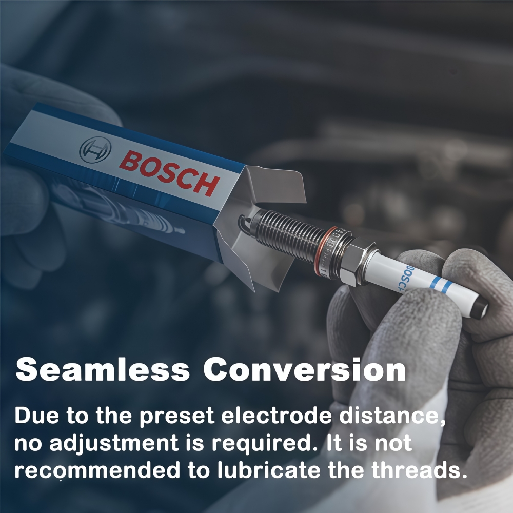 ボッシュ FLR8LDCU+ ニッケル銅コアスパークプラグ、 - Bosch Spark Plug Copper のレビューと価格