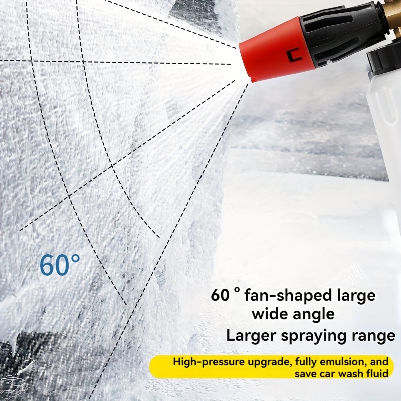 33.8オンス洗車フォームキャノン - 60 °   広角ス - Foam Cannon Car Wash のレビューと価格